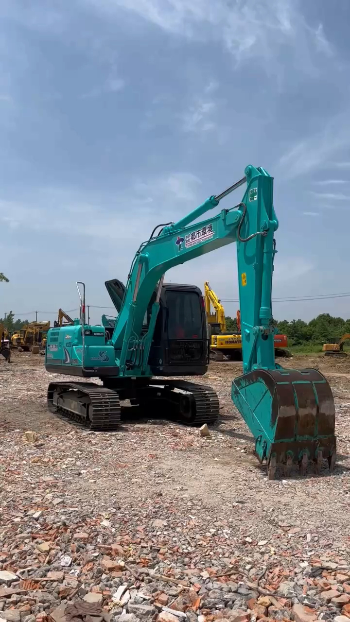 二手挖掘机个人#神钢140挖掘机鉴赏-度小视