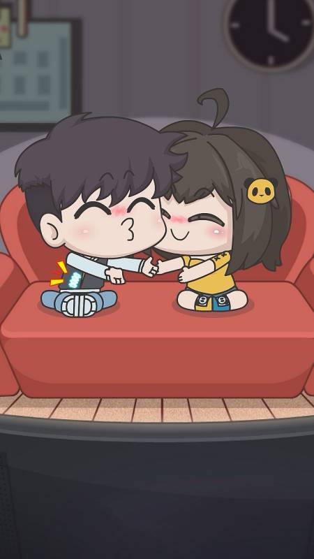 动漫#当电视剧里男女主在亲亲00-度小视