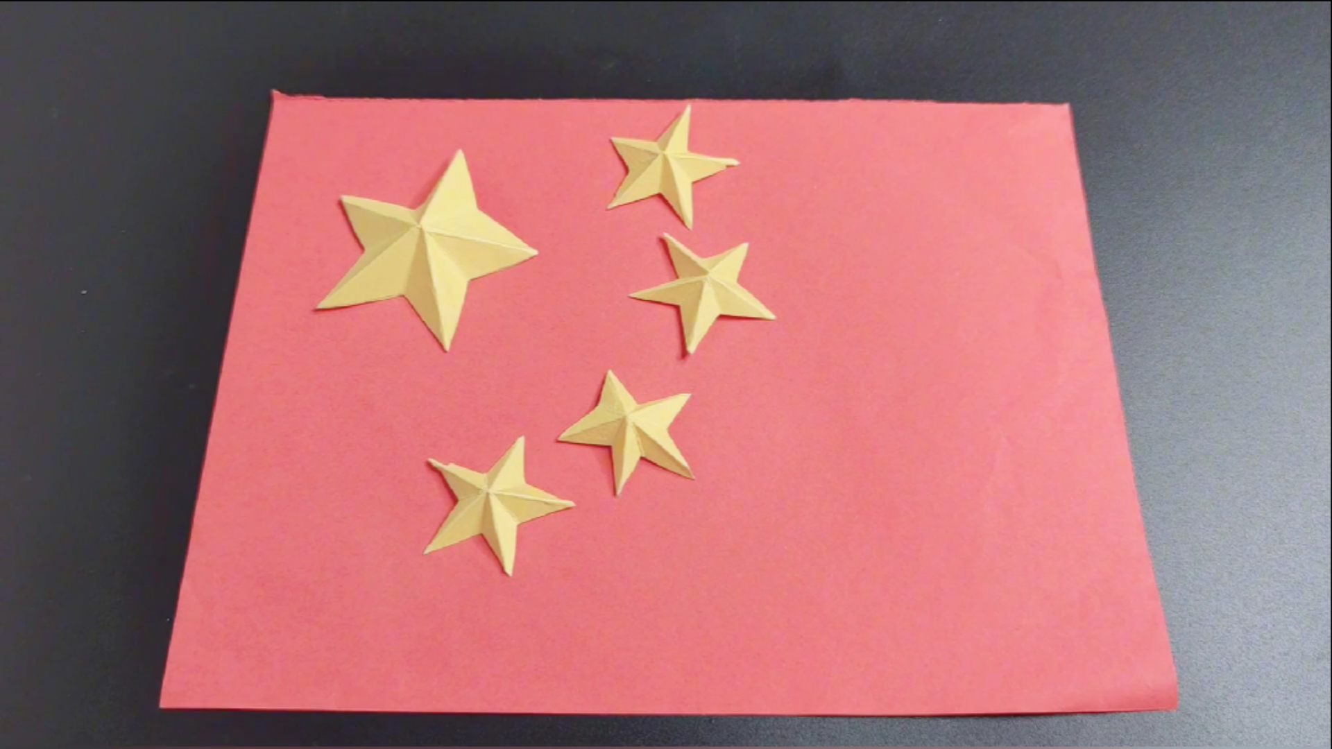 手工制作#五星红旗