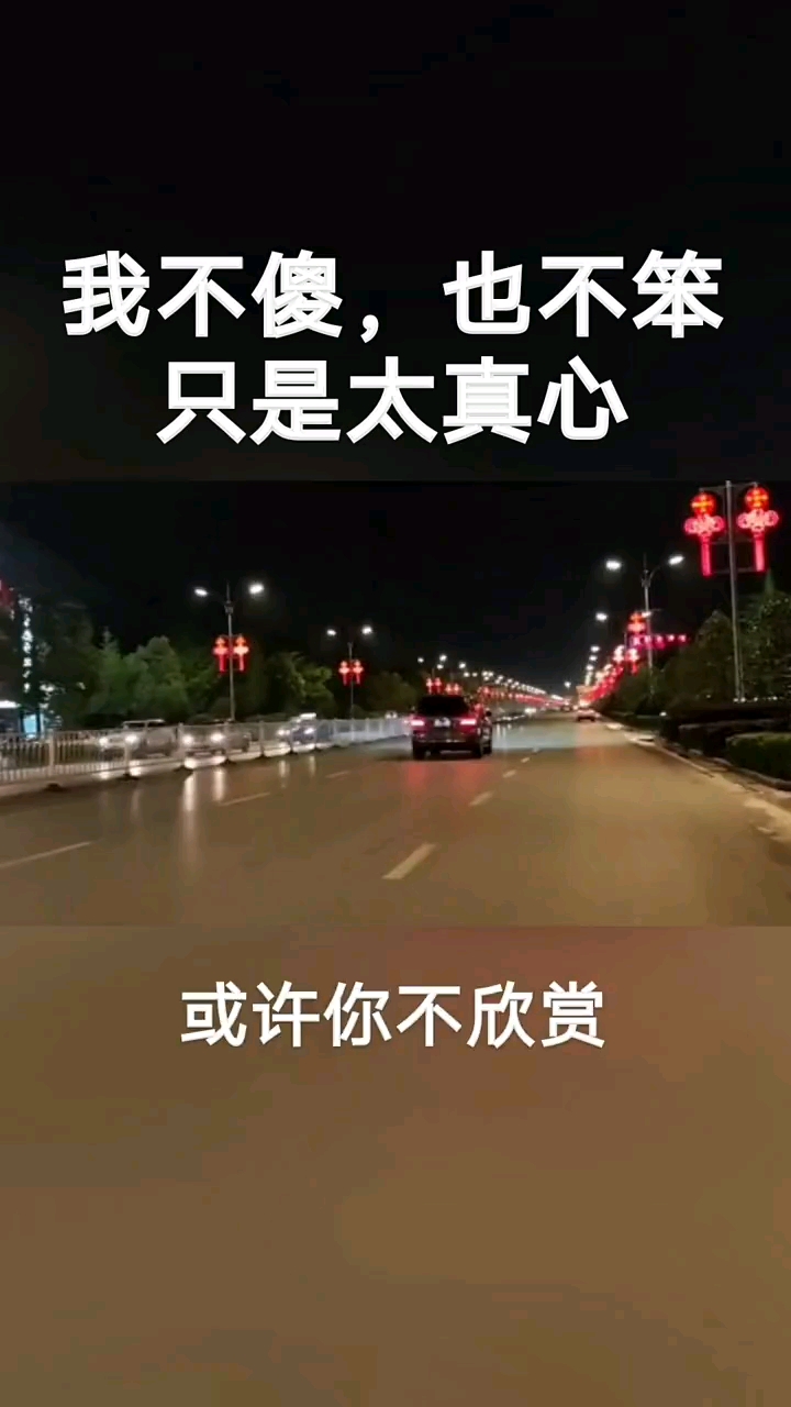 情感故事#我不傻也不笨,只是太真心了