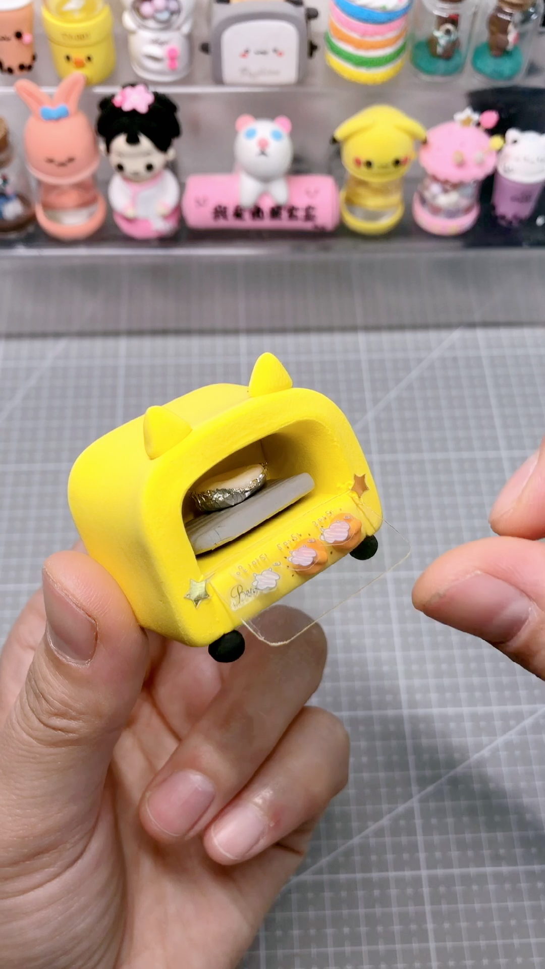 超轻粘土#小烤箱,创意手工,学子每考必中,加油!-度小视