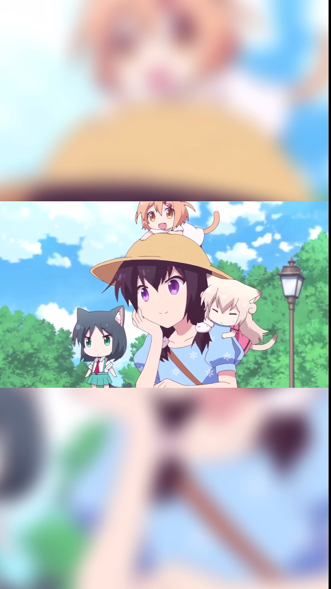 动漫剪辑#猫咪日常:想趴在主人的肩头去吹吹风