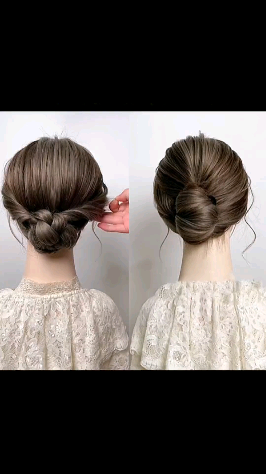 法式优雅低盘发,总有一款适合你.-度小视