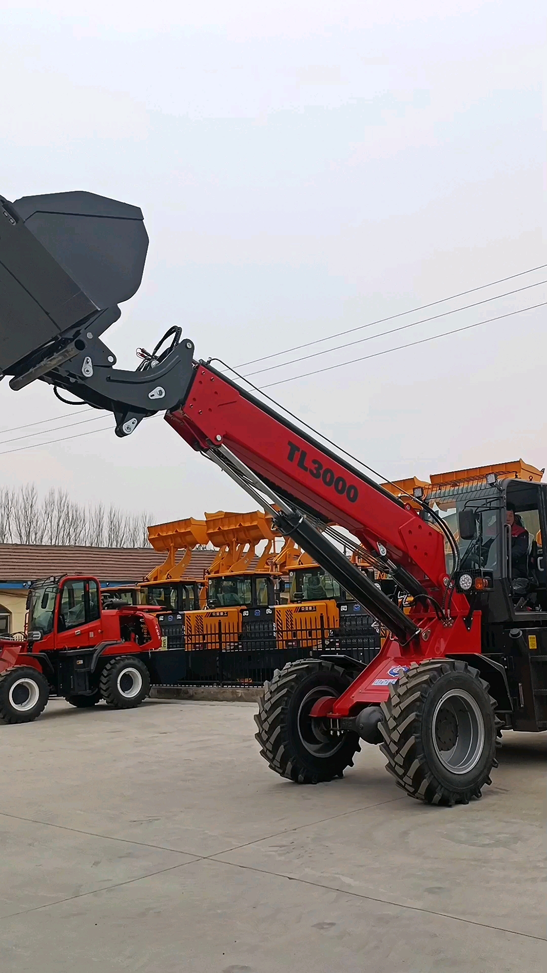 大臂可伸缩装载机