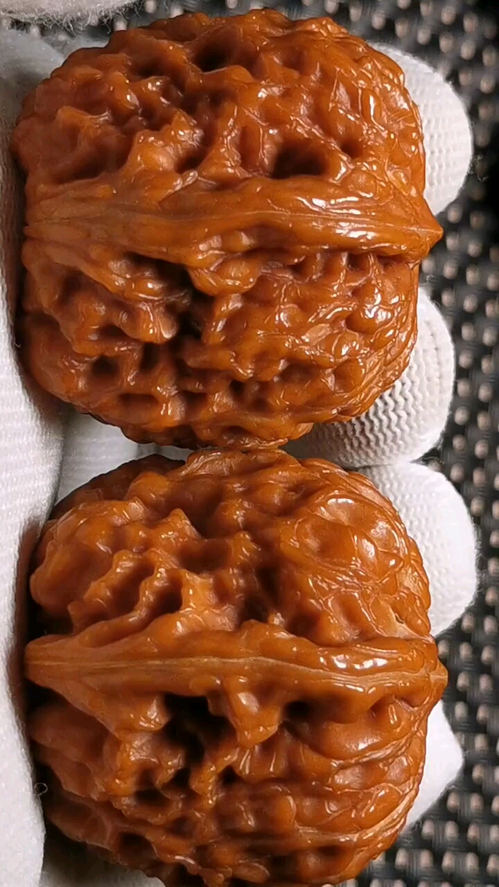 文玩核桃#纯手盘纯野生