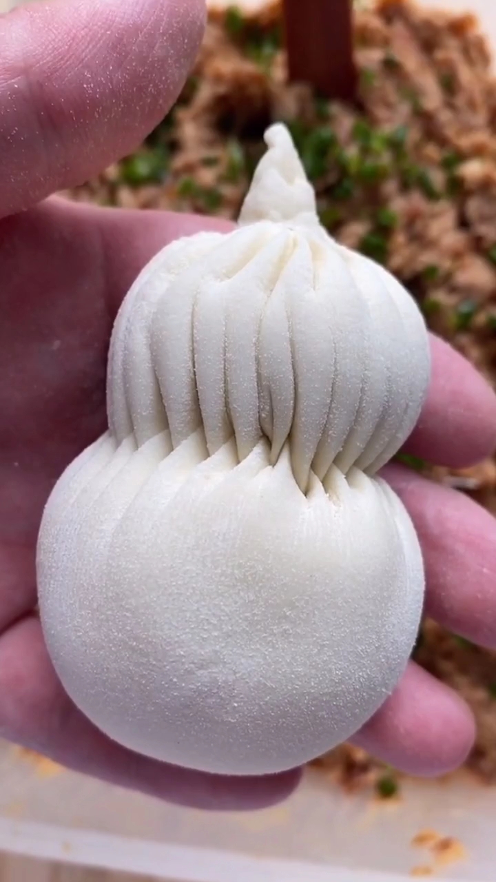 我想上电视#葫芦包包子包法