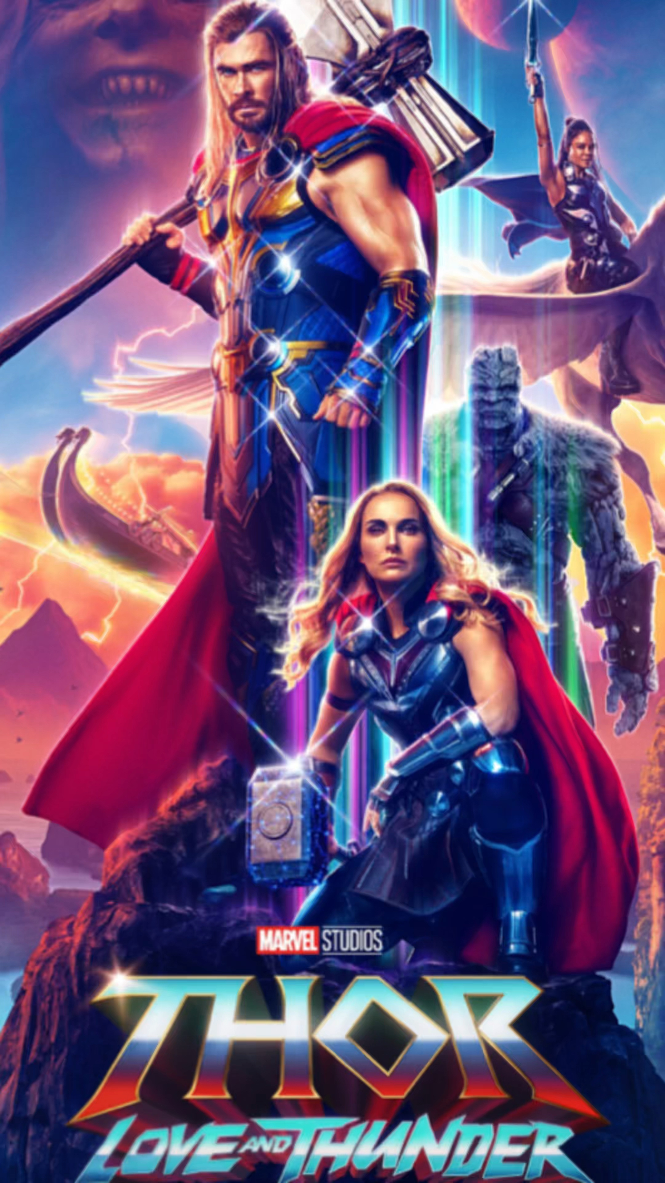 漫威#格尔黑白登场-《雷神4爱与雷霆》第二只预告-度小视