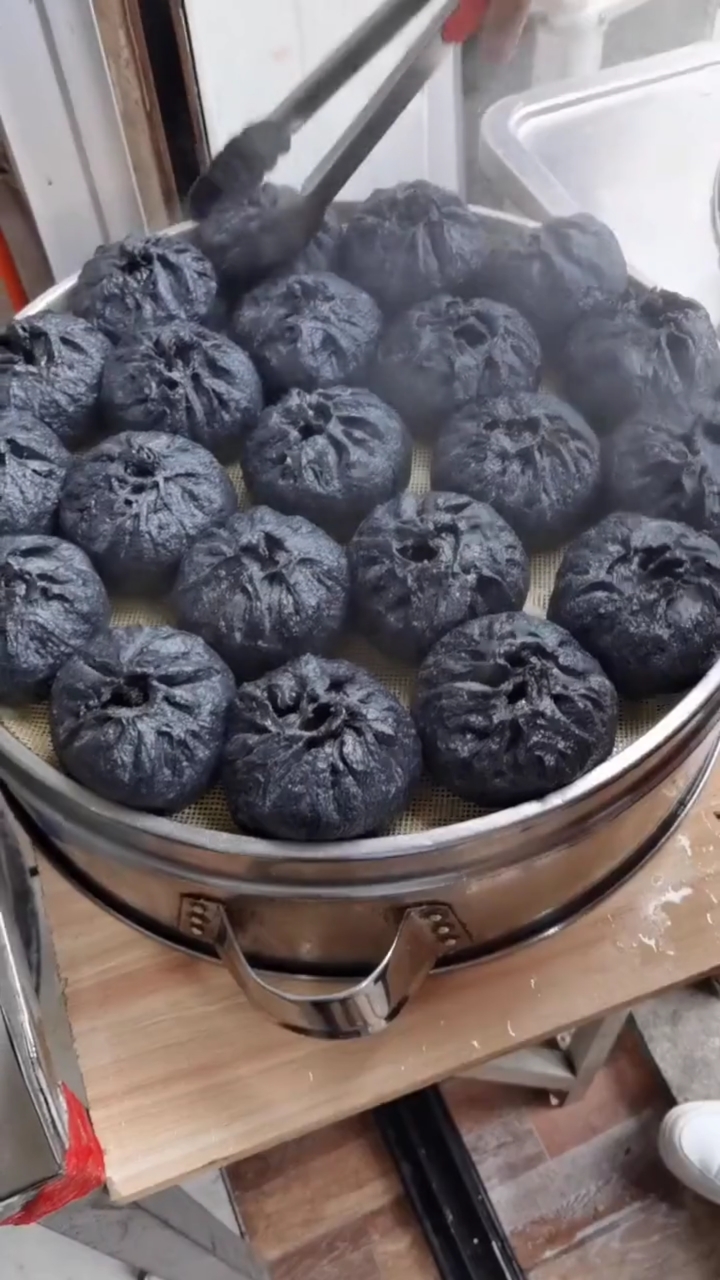 这样的黑包子大家吃过吗?