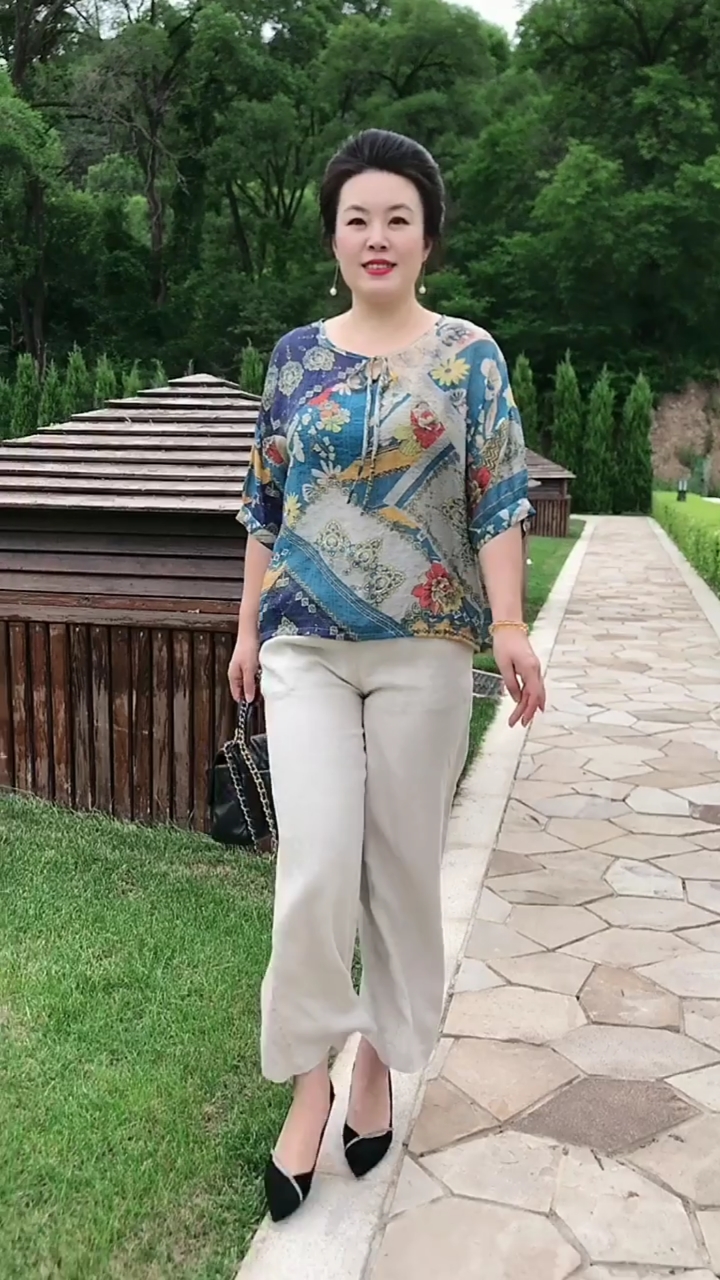 夏季穿搭#中年女装微胖穿搭分享