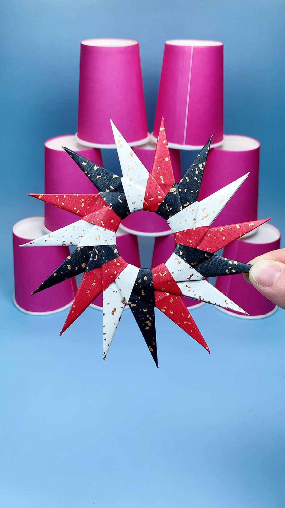 手工制作用卡纸做的飞镖你玩过没折法非常简单还很好玩哦