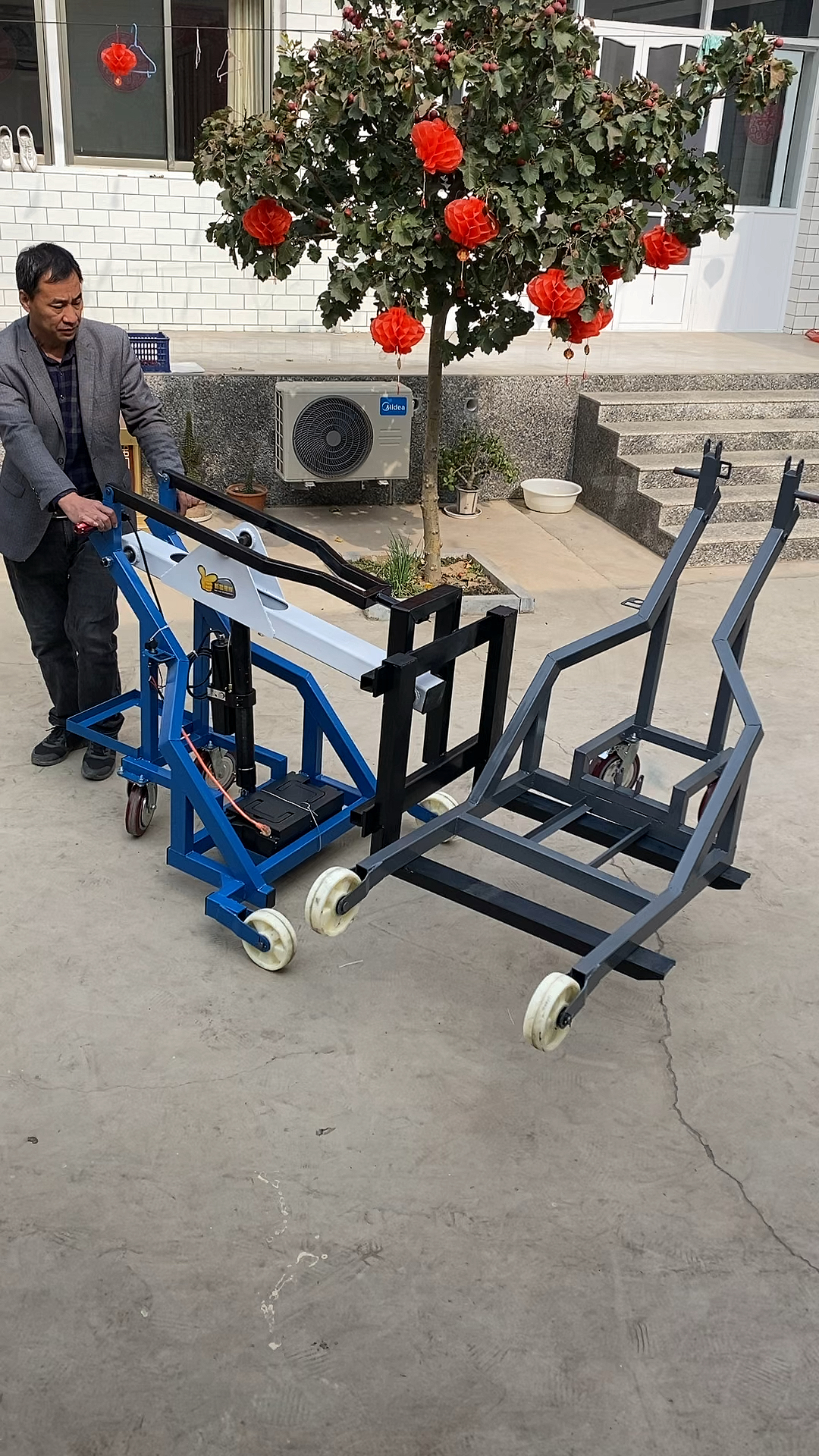 电动液压升降小叉车便携式液压电动叉车