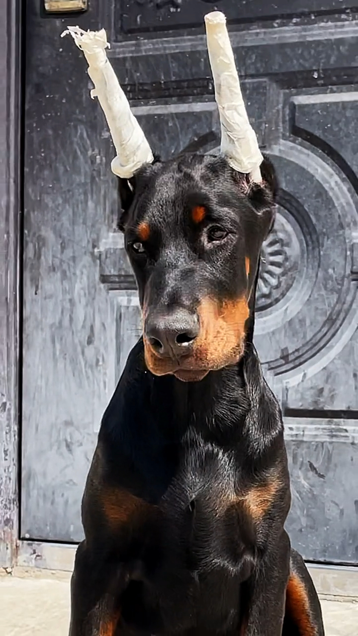 这才是纯种德系杜宾该有的气质