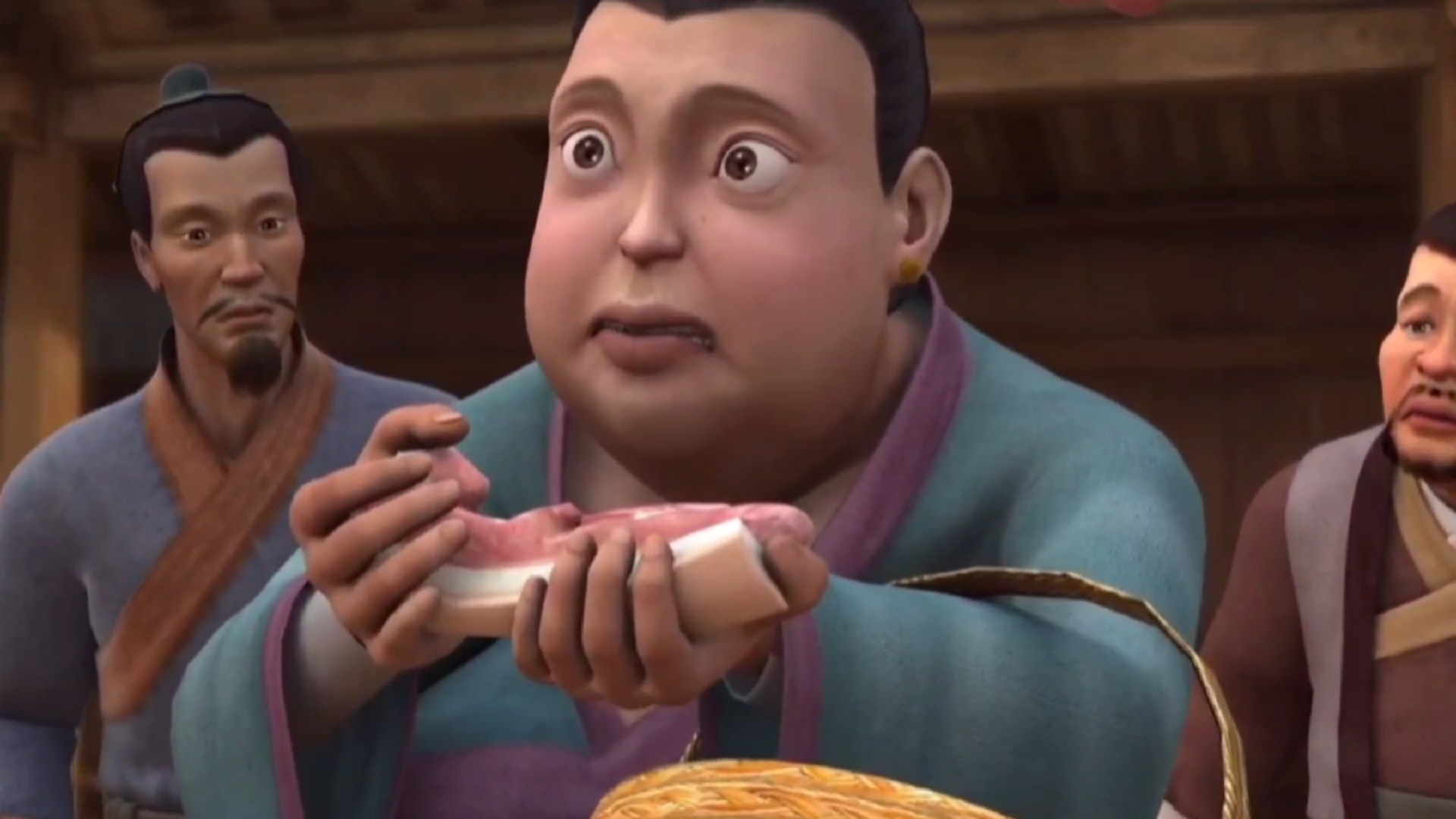 你好,夏天#张飞卖肉