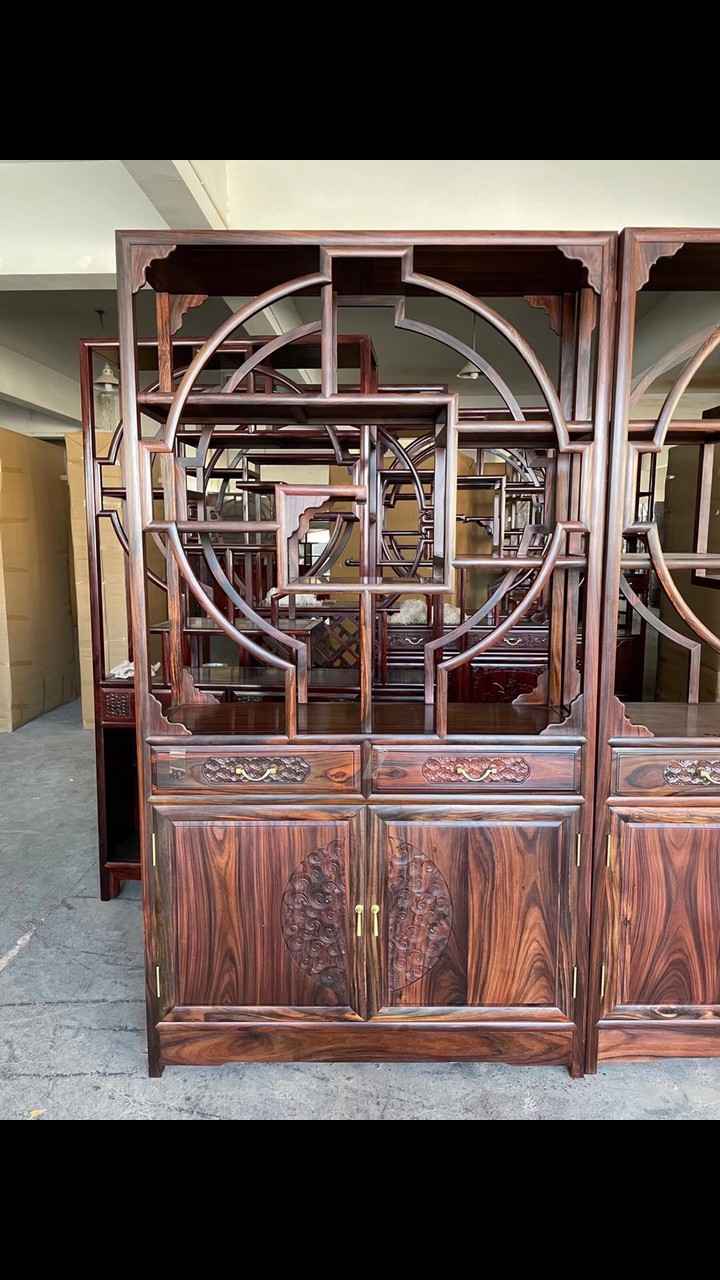 印尼黑酸枝家具#印尼黑酸枝家具做烫蜡效果,满满的既视感,太漂亮了