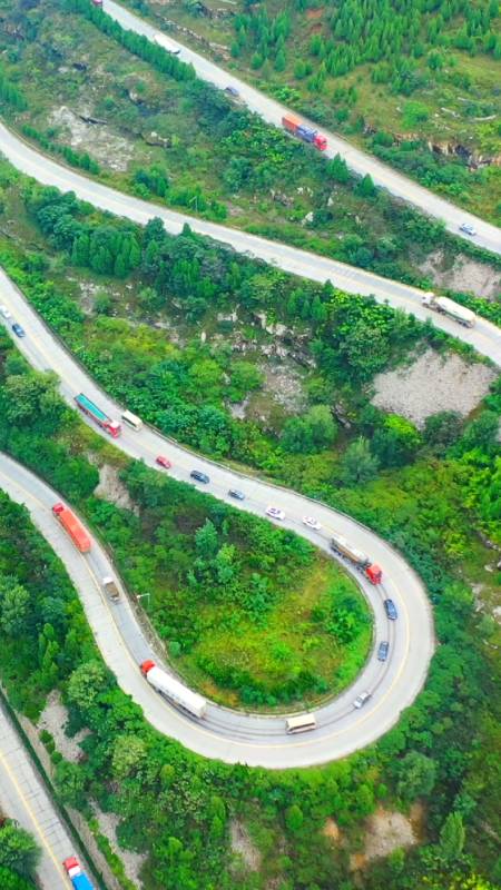 山東青州牛角嶺盤山公路,又稱