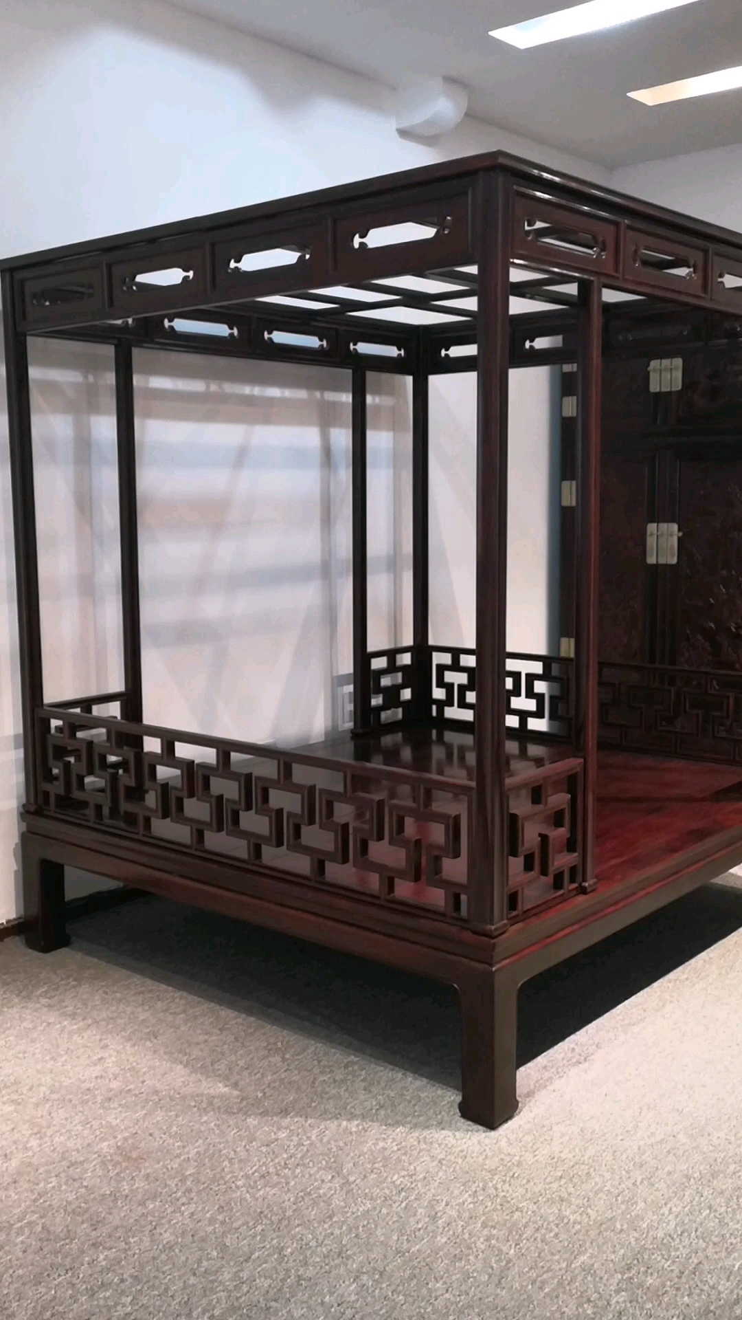 好物推荐#小叶紫檀架子床