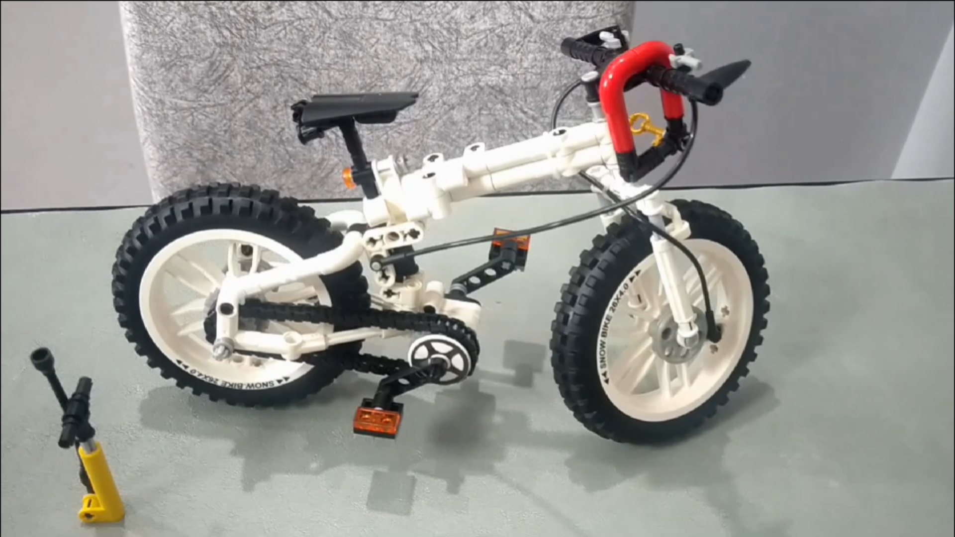 积木玩具#积木拼装自行车