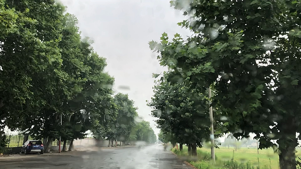 记录生活#拍一段下雨的慢镜头