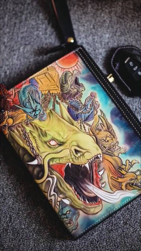 非遗文化纯手工制作#三版九龙拉棺,喜欢哪一版呢?你们选!