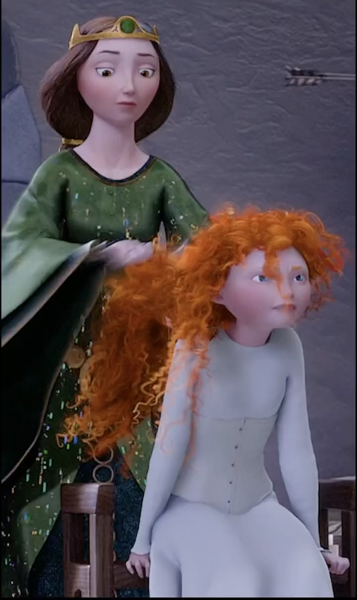 魔发奇缘亲妈梳头vs后妈梳头