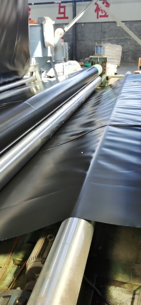 工程#0.5mm厚聚乙烯防渗膜,鱼塘,藕池,人工湖防水材料