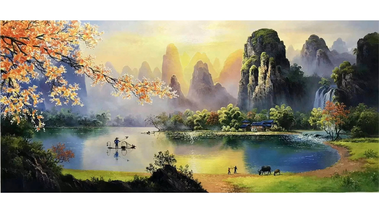 艺惠藏#龙蟠油画作品赏析