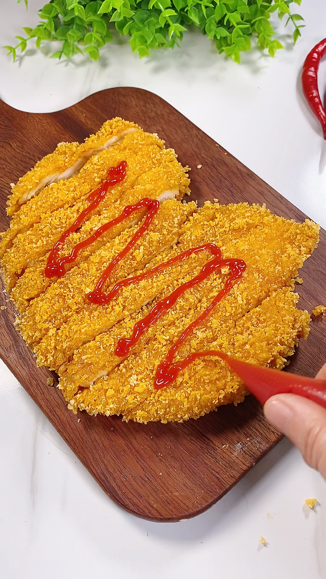 想吃鸡排不用去外面买了,自己在家做干净好吃还简单