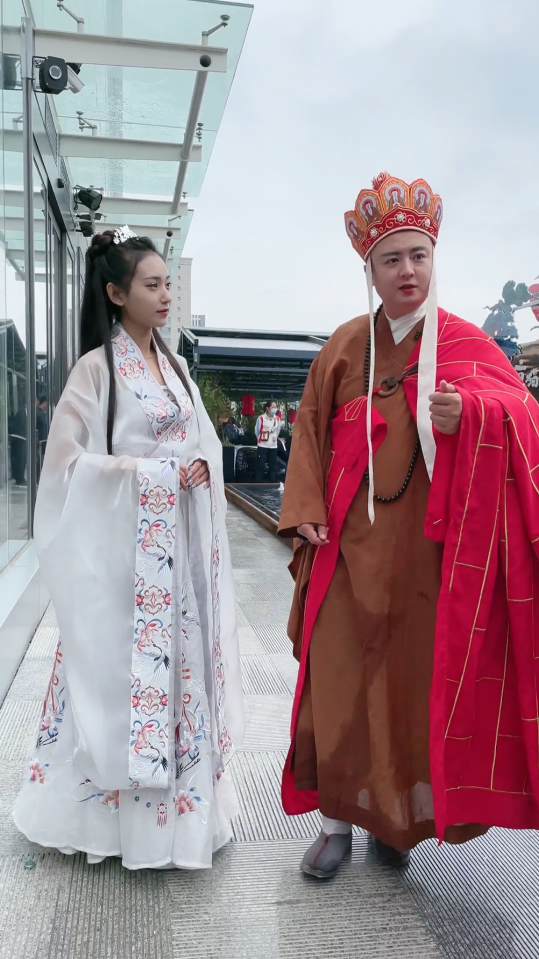 大唐不夜城#悄悄问圣僧女儿美不美?美不美