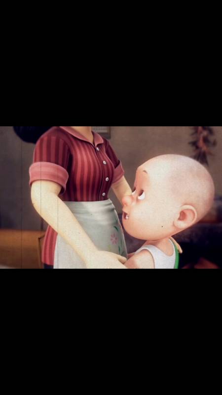 光头强他妈妈出场或许很少但对光头强的爱一点也没少!