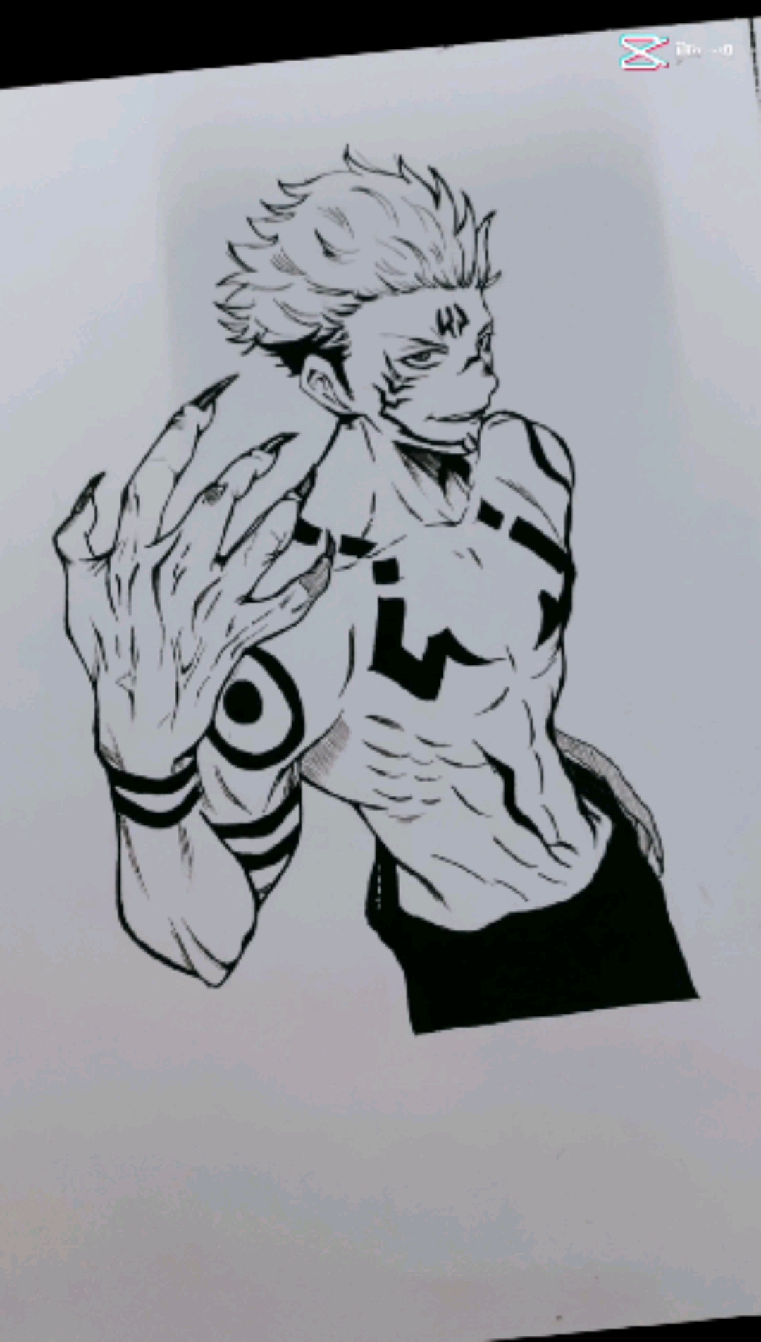 画画教程#咒术回战#两面宿傩