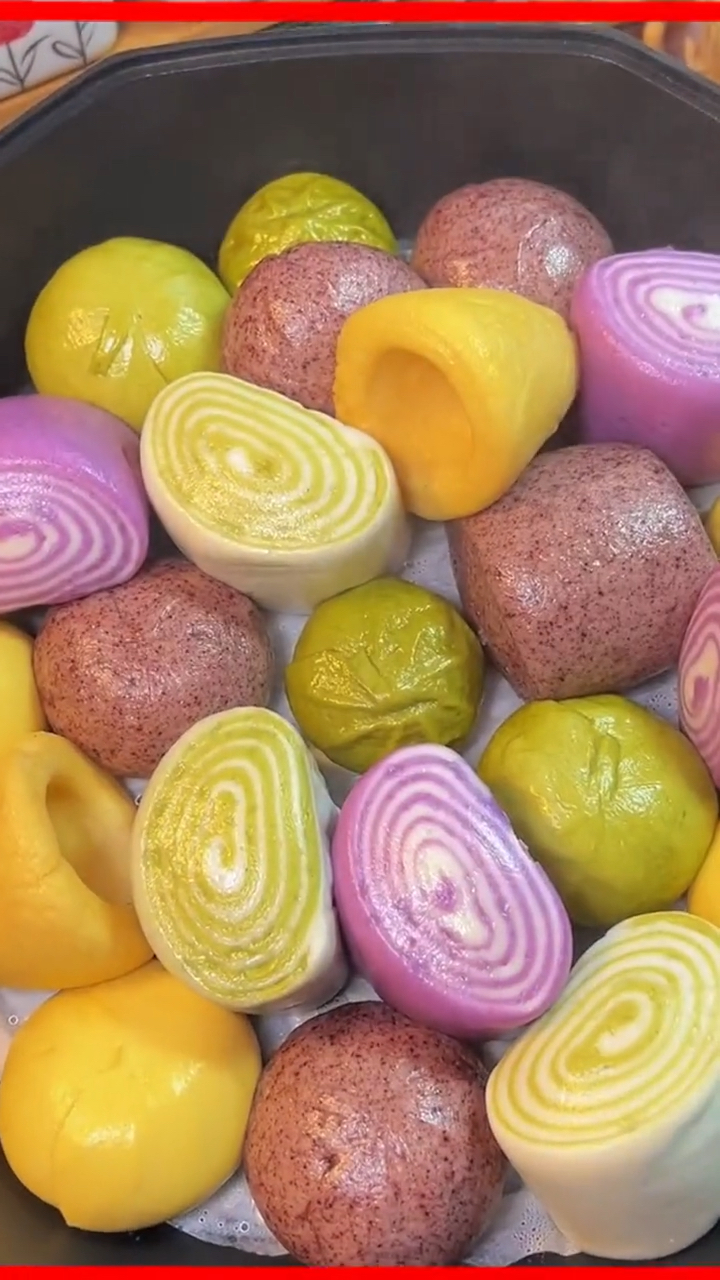 杂粮小馒头#杂粮小馒头自己又不会做的姐妹,可以试一试这一个蒸一就