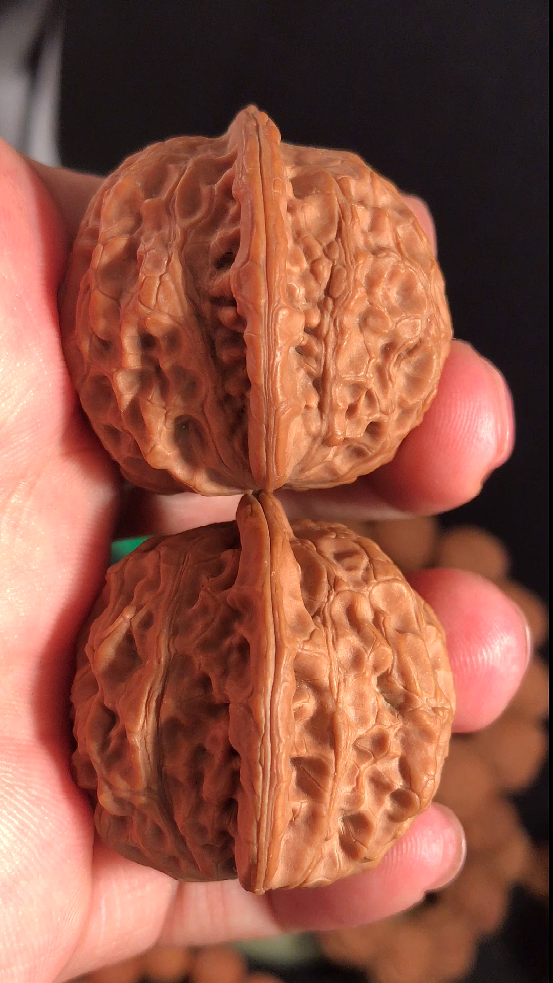 文玩核桃#乾隆元宝,密度好