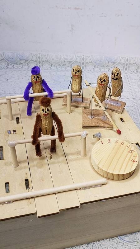 手工制作#跑步机上的小花生