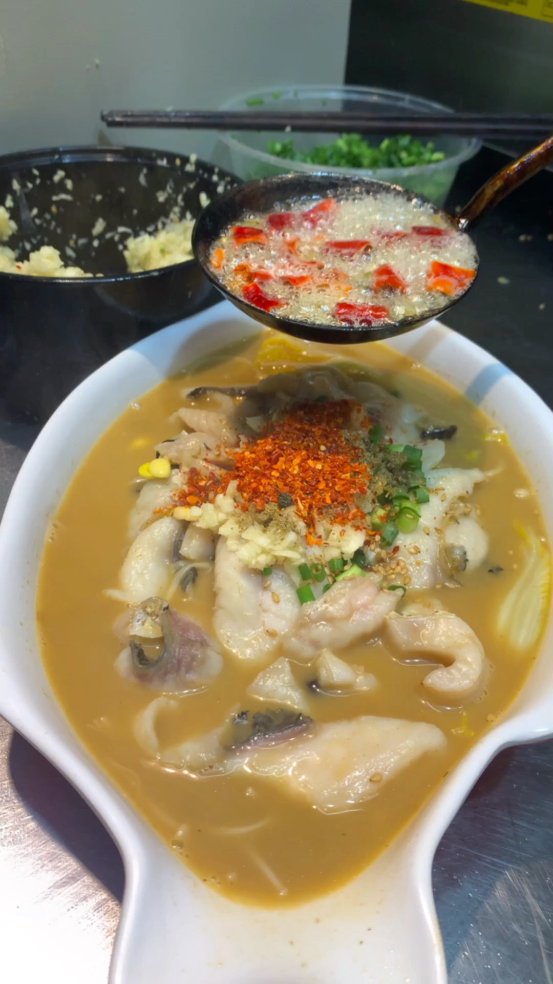 水煮鱼#鱼片冒菜