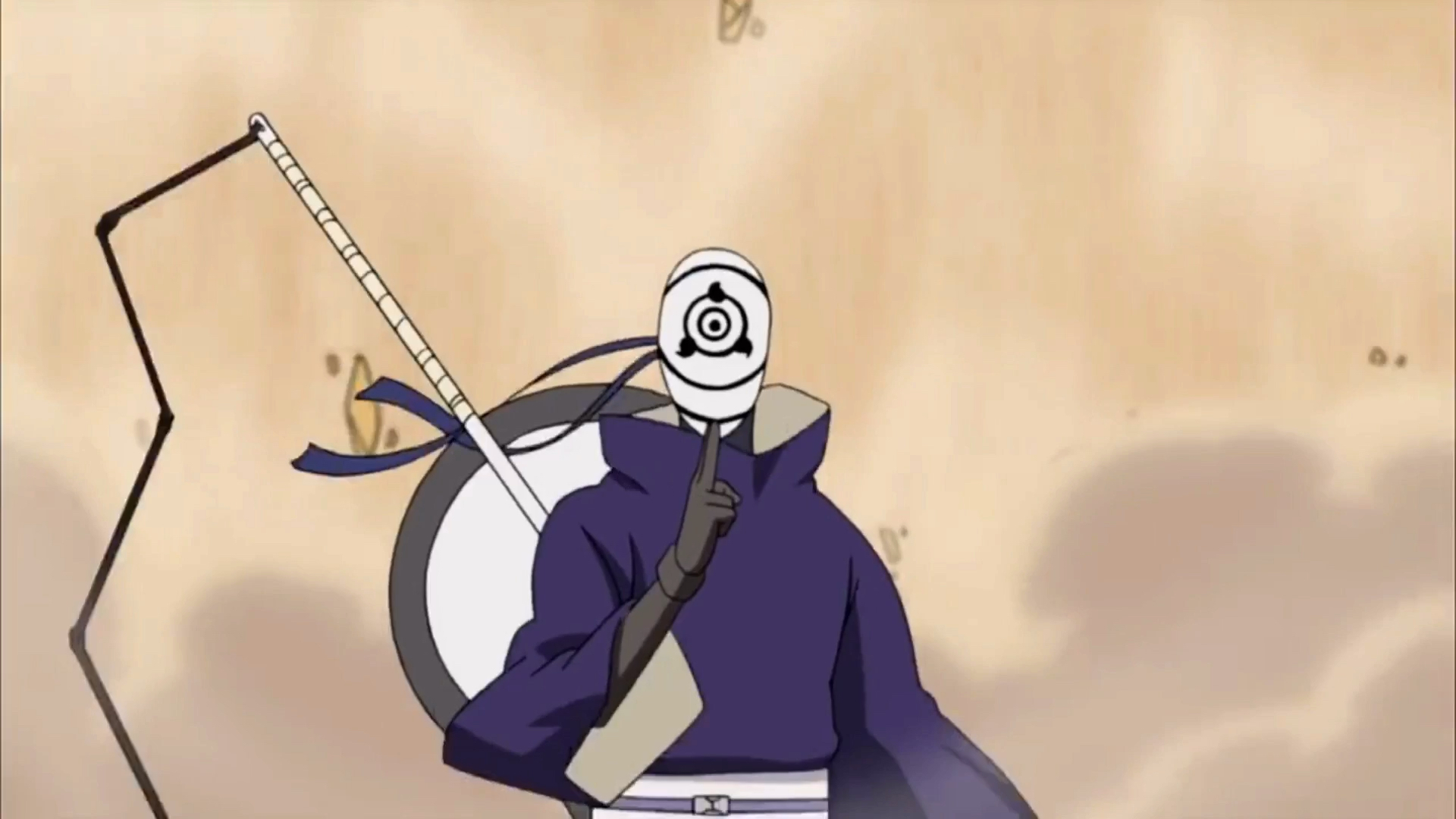 火影忍者#面具男单枪匹马抢忍具