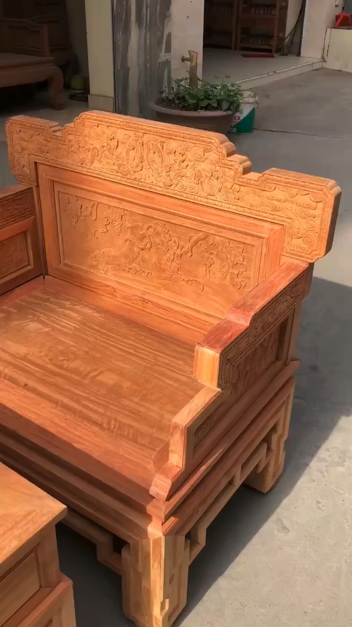 缅甸花梨汉宫沙发