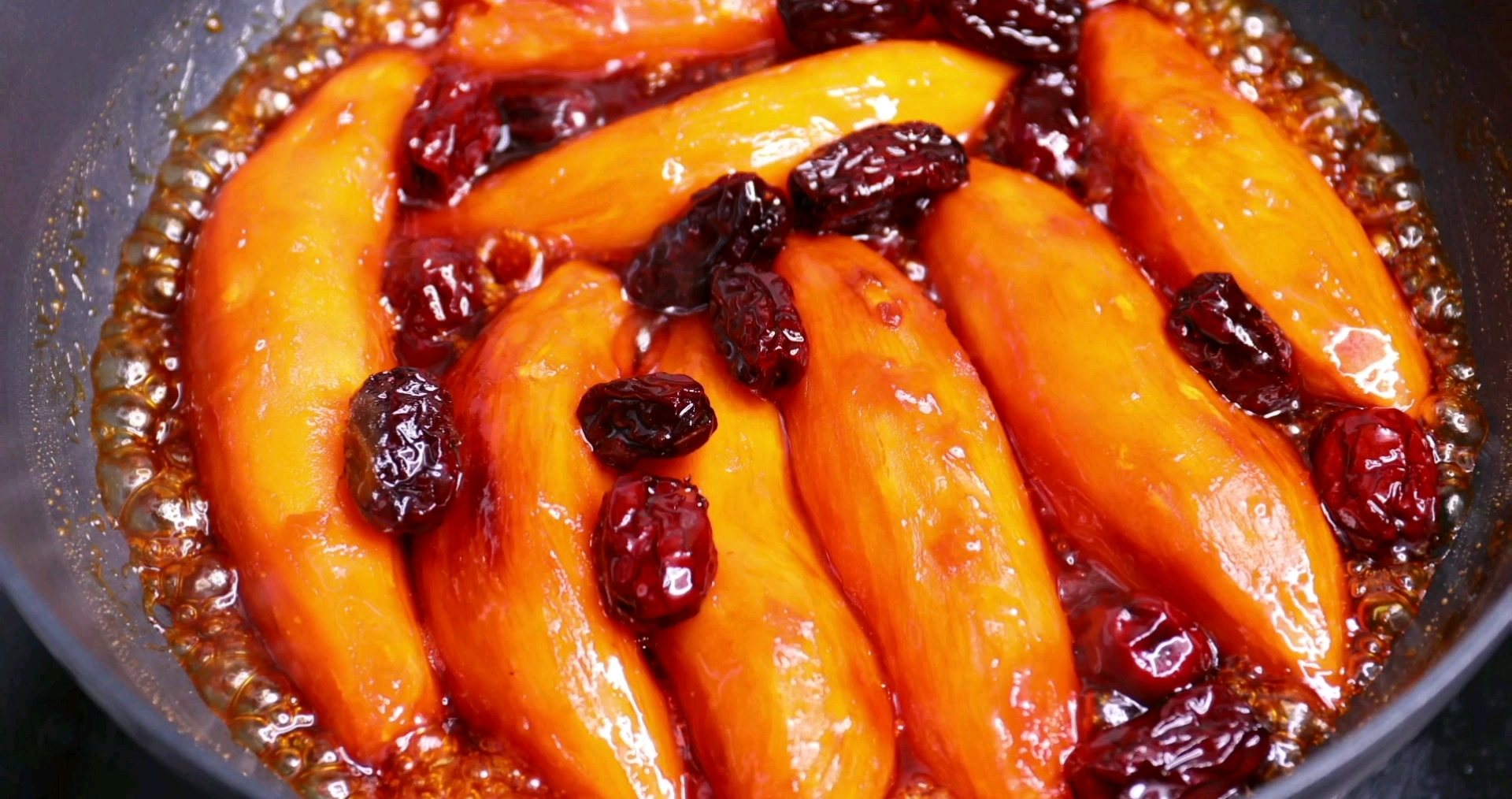 自制美食#蜜汁红薯的做法,真的超好吃哦