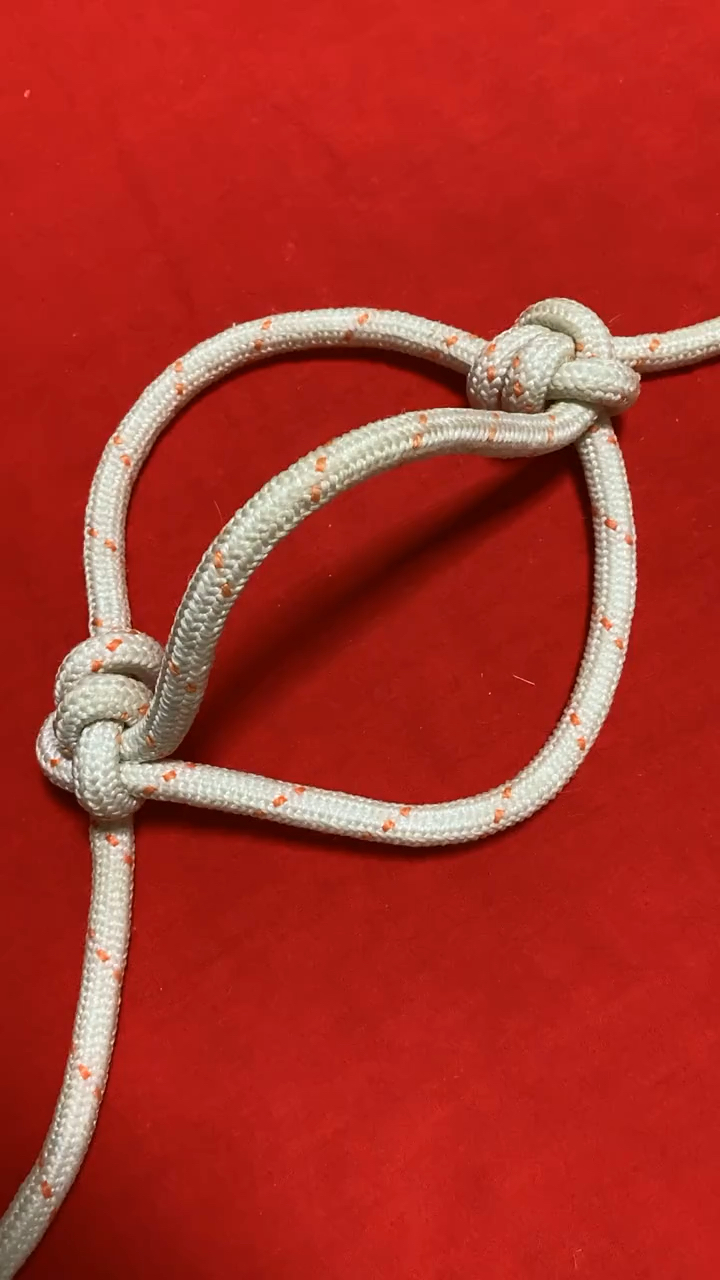 单绳牛笼嘴的正确打结方法