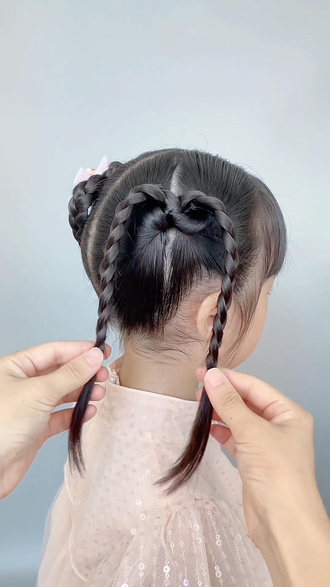 爱心发型童年很短未来很长,愿你快乐成长每一天!