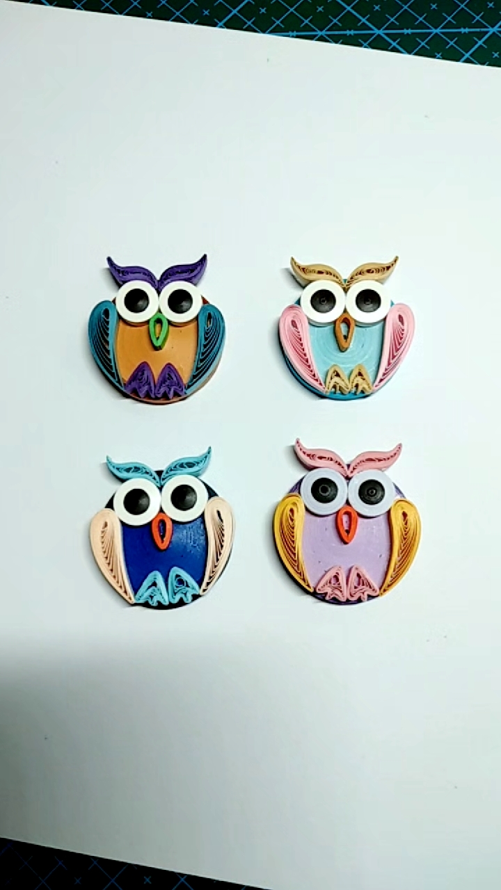 我的衍纸日记#猫头鹰来集会啦!萌萌哒