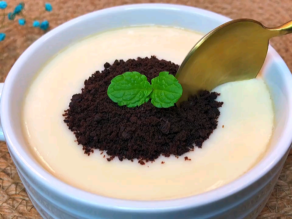 奥利奥旺仔双皮奶～qq弹弹奶香味十足!旺仔牛奶神仙吃法美食甜品
