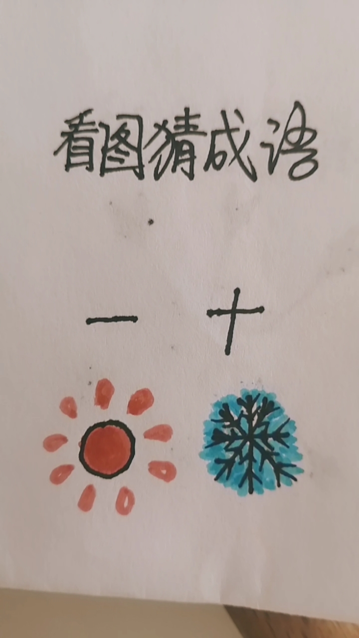 看图猜成语#我来画你来猜,看图猜成语,你猜到了吗?