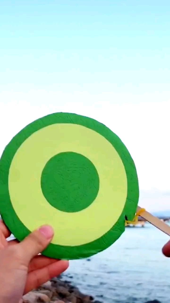 手工制作#自制飞碟圆盘