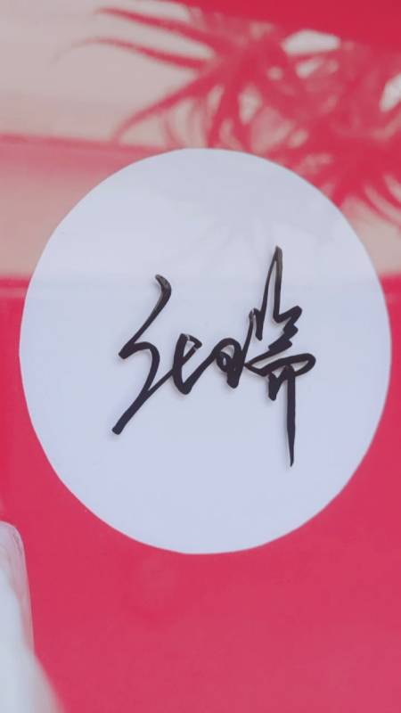 你留名我设计怎么简单怎么美就怎么写张瑞你的名字写好了请惠存