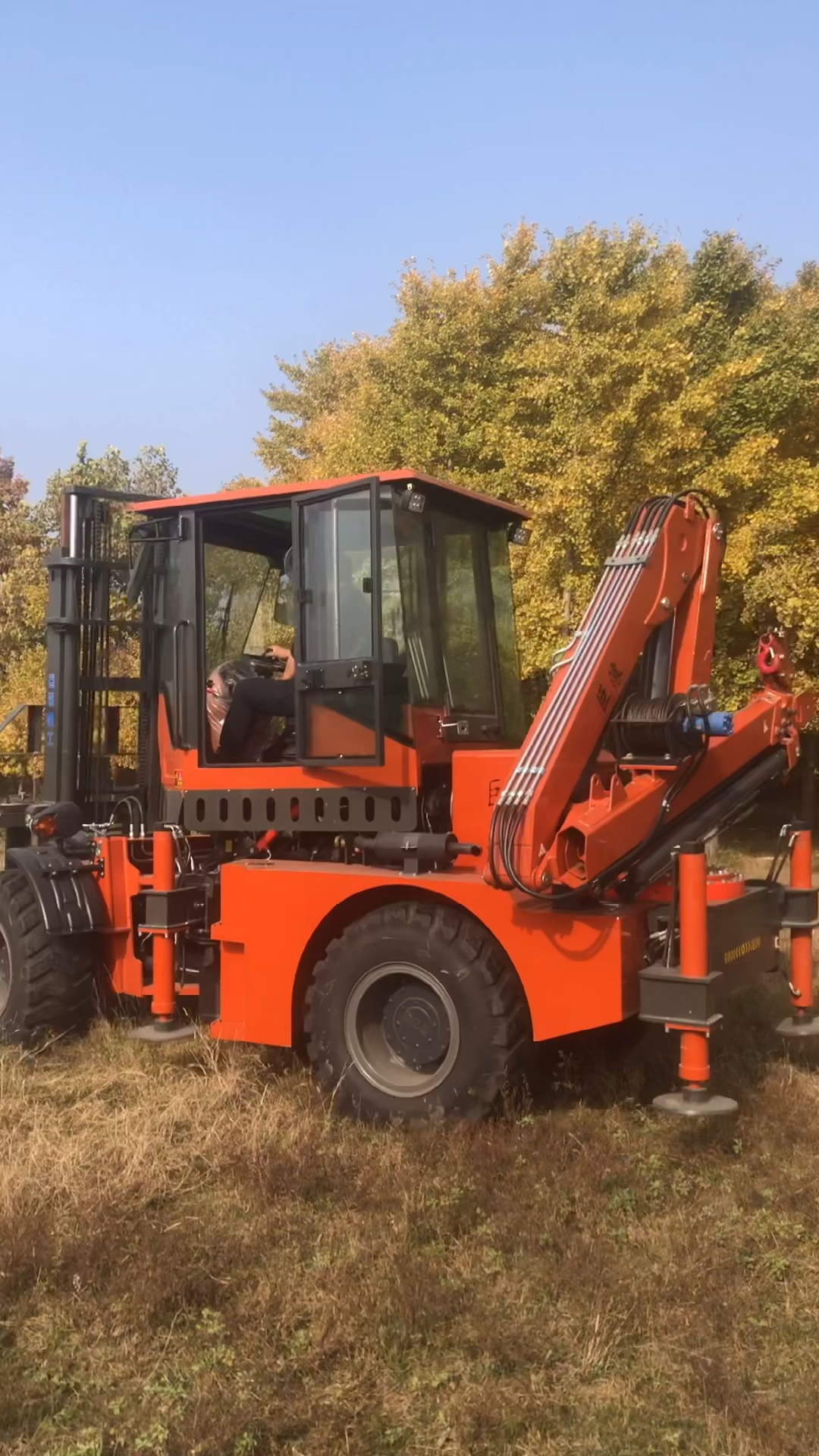 吊车#巨浪叉吊一体机