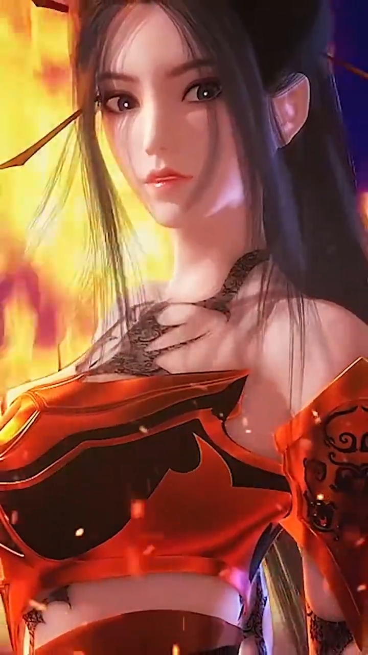 《天行九歌》的焰灵姬,超高颜值的动漫美女.