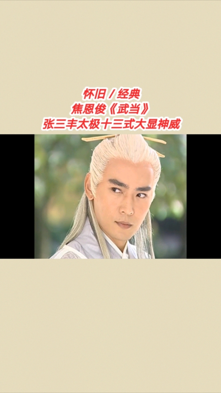 影视剪辑#怀旧/经典#焦恩俊《武当》:张三丰太极十三式大显神威!