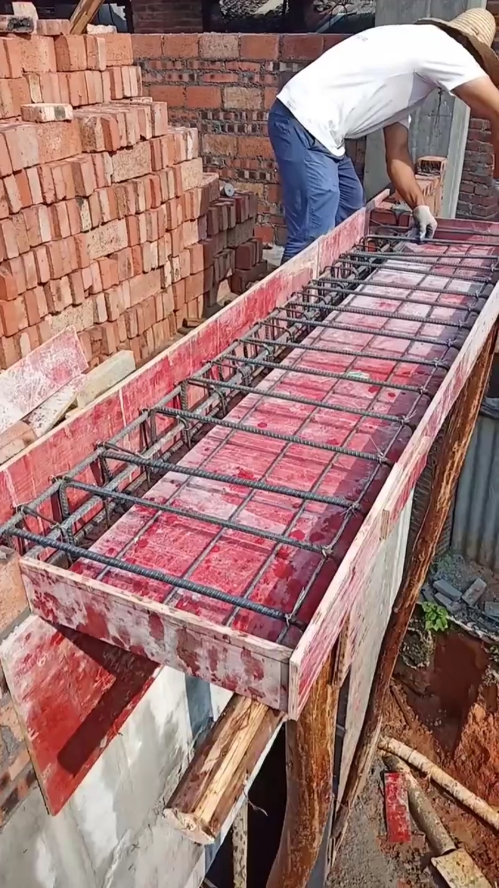 钢筋工#60公分的飘窗这样布筋懂行的指导下