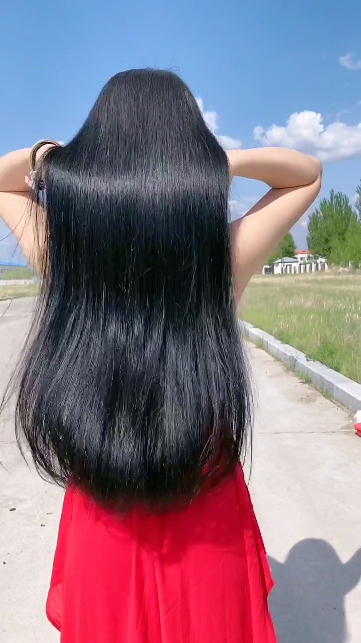 乌黑亮丽的头发,我有养护的方法,不脱不掉不白发