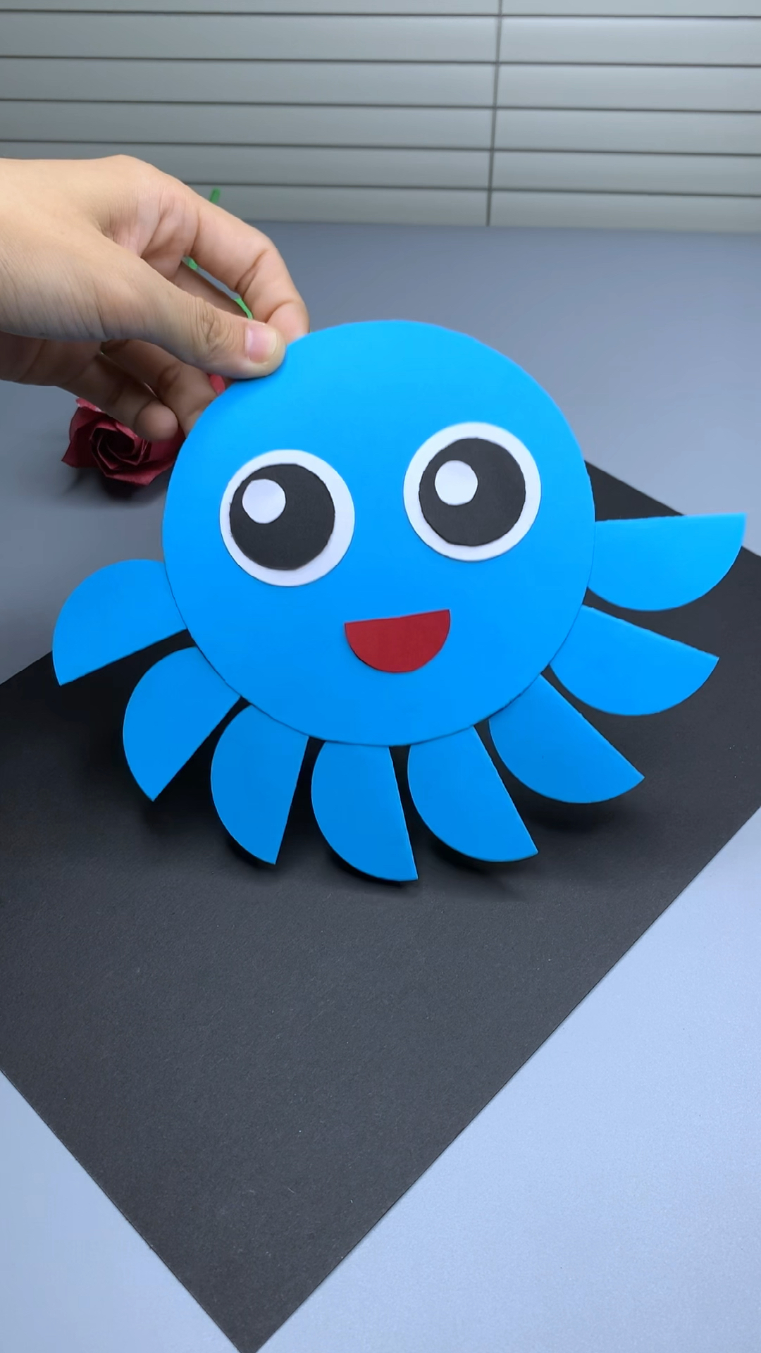 用圆形拼一个八爪鱼简单好看快来试试吧